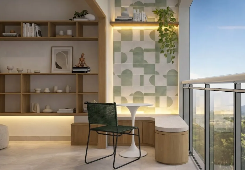 Varanda gourmet do Residencial Nair APA