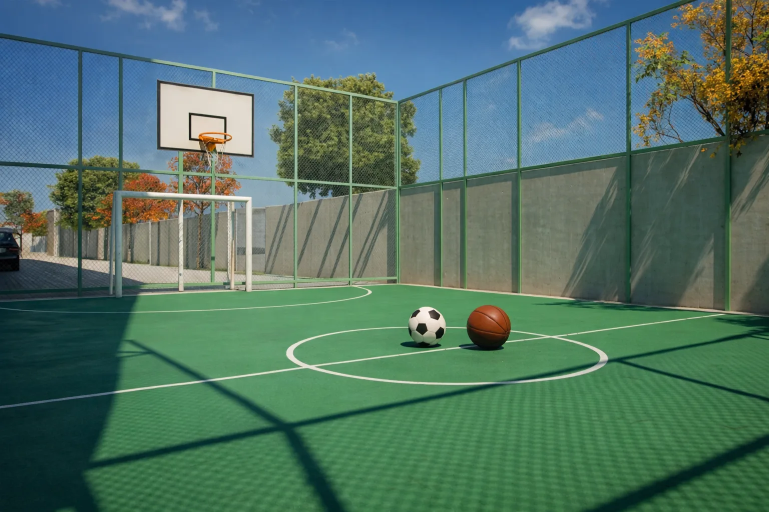 Quadra polivalente do Residencial Nair APA